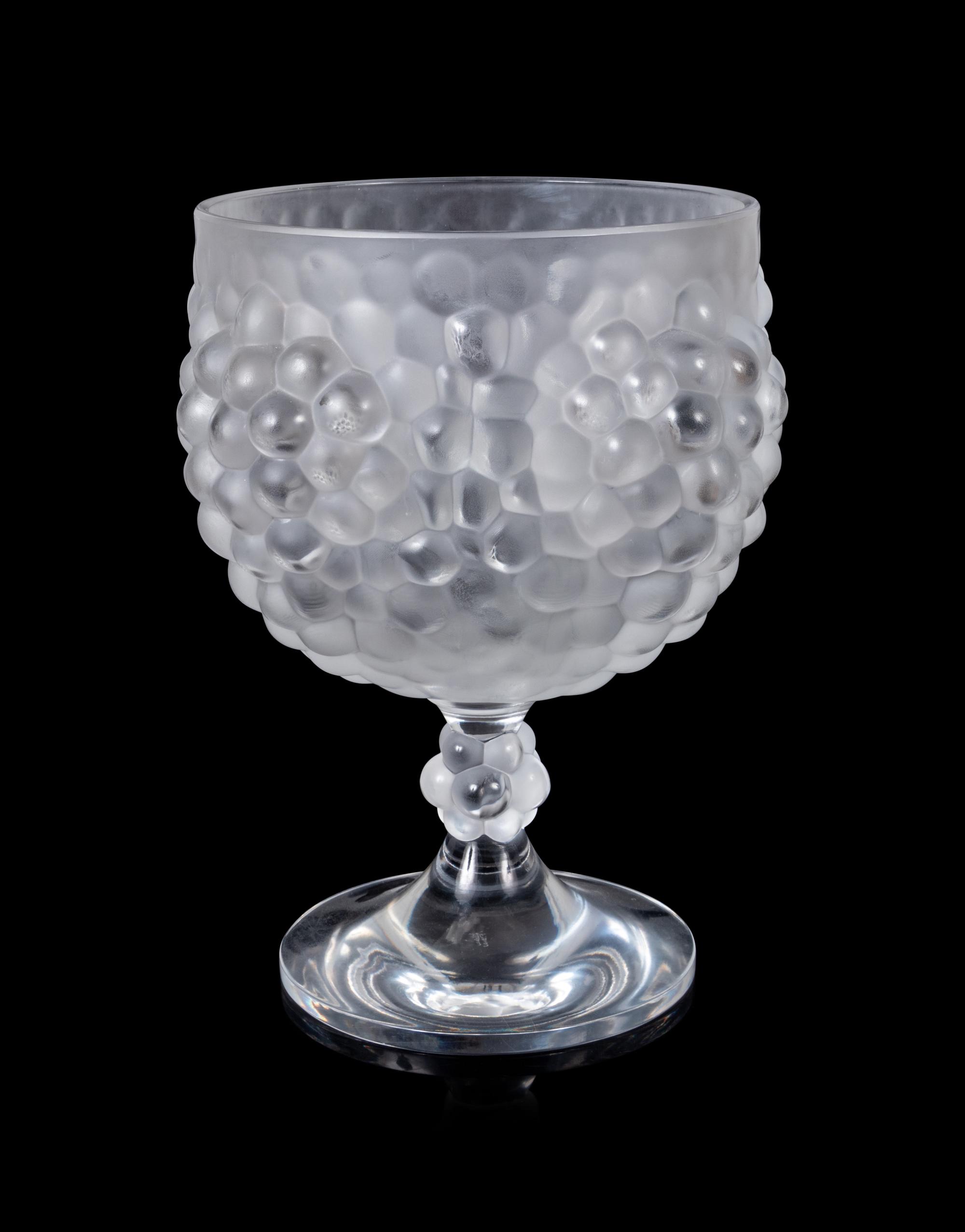 A Lalique Antilles Footed Bowl
