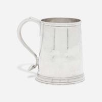 A silver cann Samuel Edwards (1705-1762), Boston, MA, circa 1730