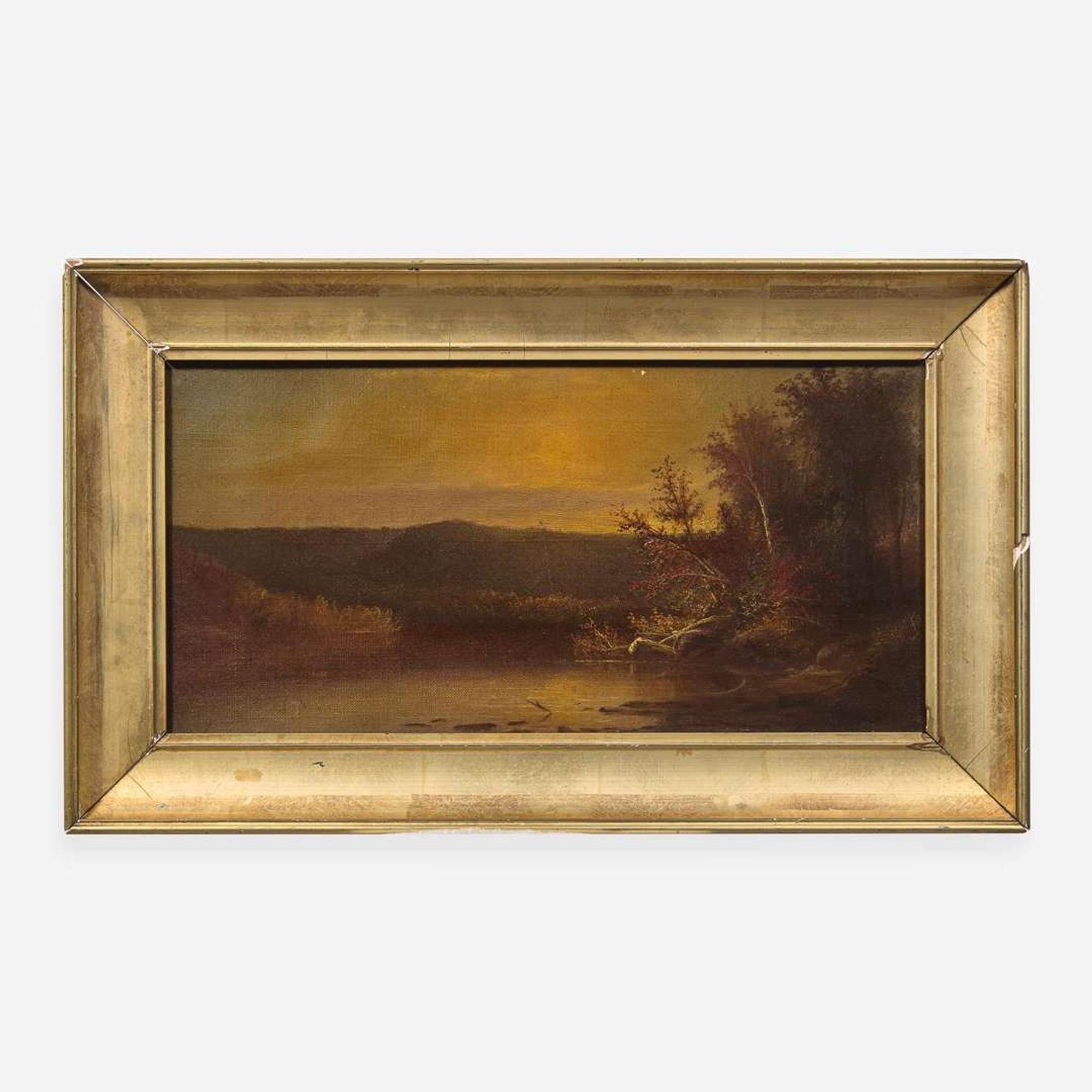 Augustus Rockwell (American, 1822-1882) Hudson River Landscape