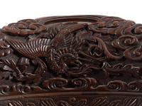 A Japanese Export Hardwood Armchair
