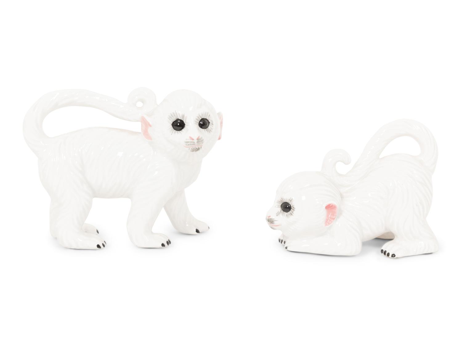A Group of Five Italian Ceramic Animal Figures
