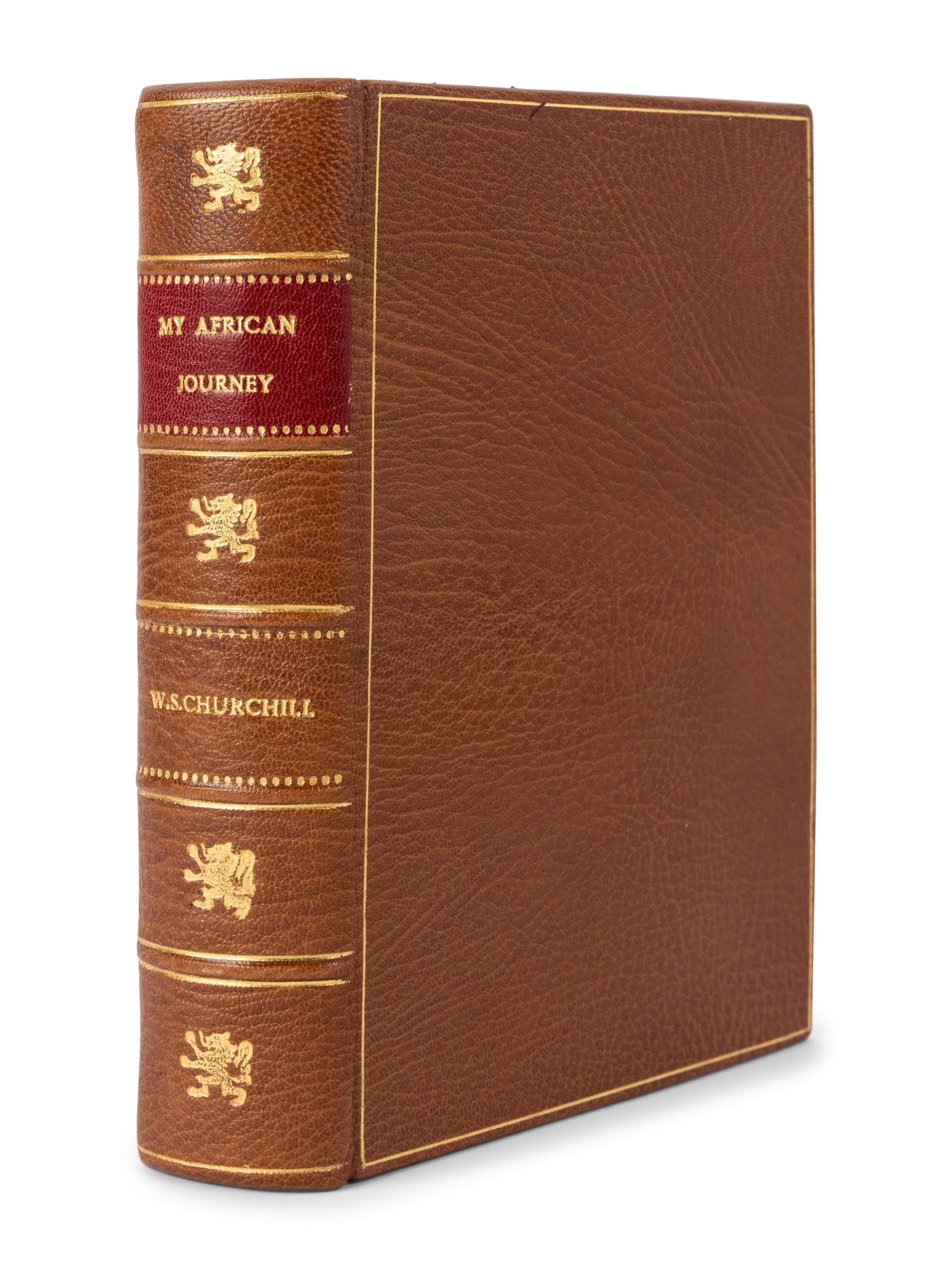 CHURCHILL, Winston L. S., Sir (1874-1965). My African Journey . London: Hodder and Stoughton, 1908.