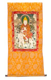 A Tibetan Thangka — LATE 19TH/20TH CENTURY