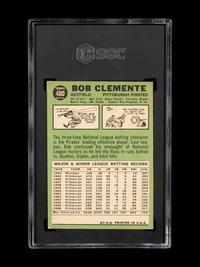 A Group of Six 1967 Topps Hall of Fame Baseball Cards Including Willie Mays Hank Aaron and Roberto Clemente