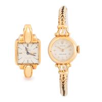 COLLECTION OF YELLOW GOLD ROLEX WRISTWATCHES