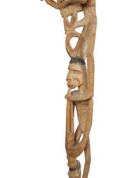 An Asmat Bis Pole