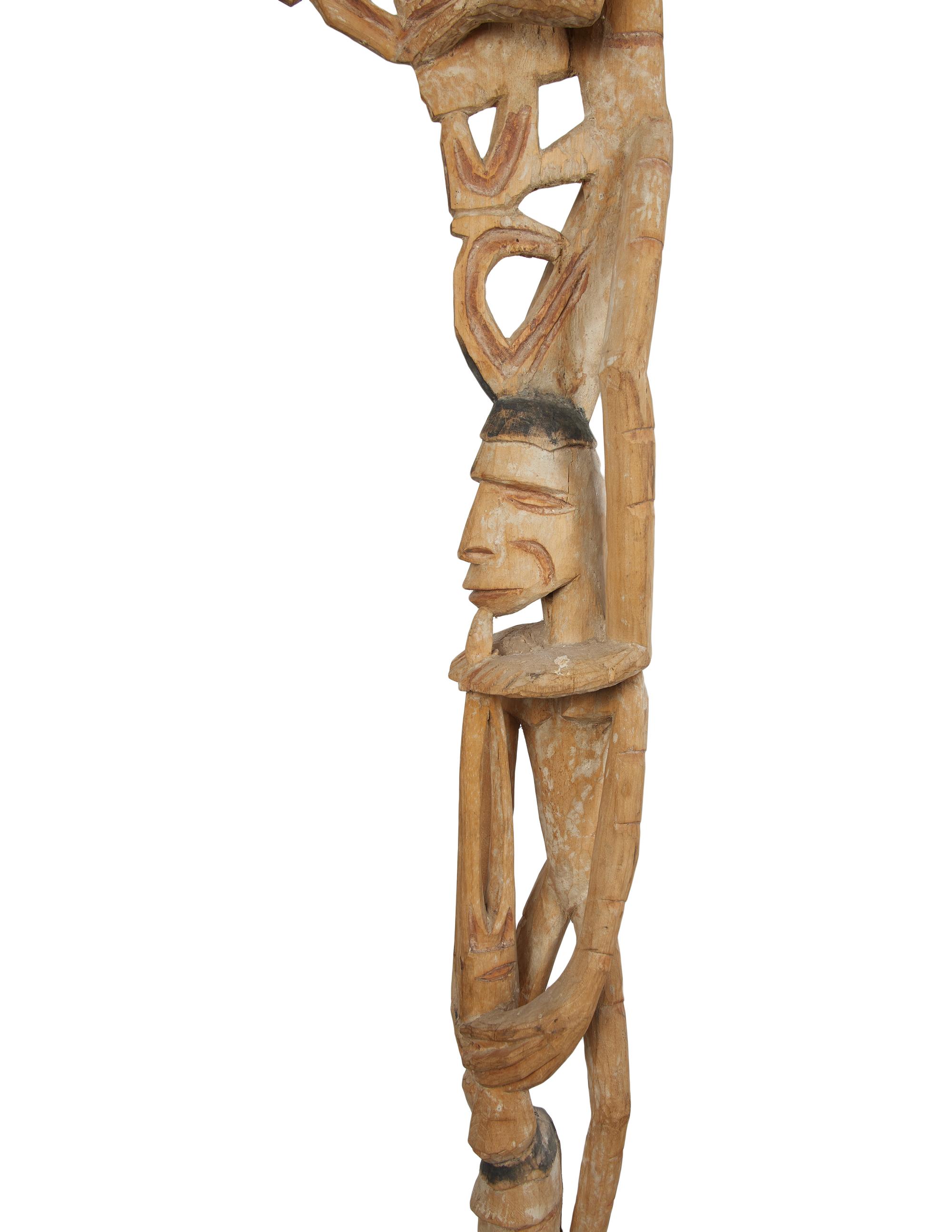 An Asmat Bis Pole