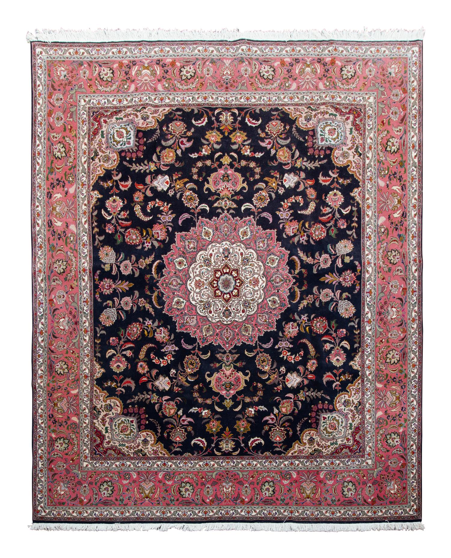 A Qum Wool Rug