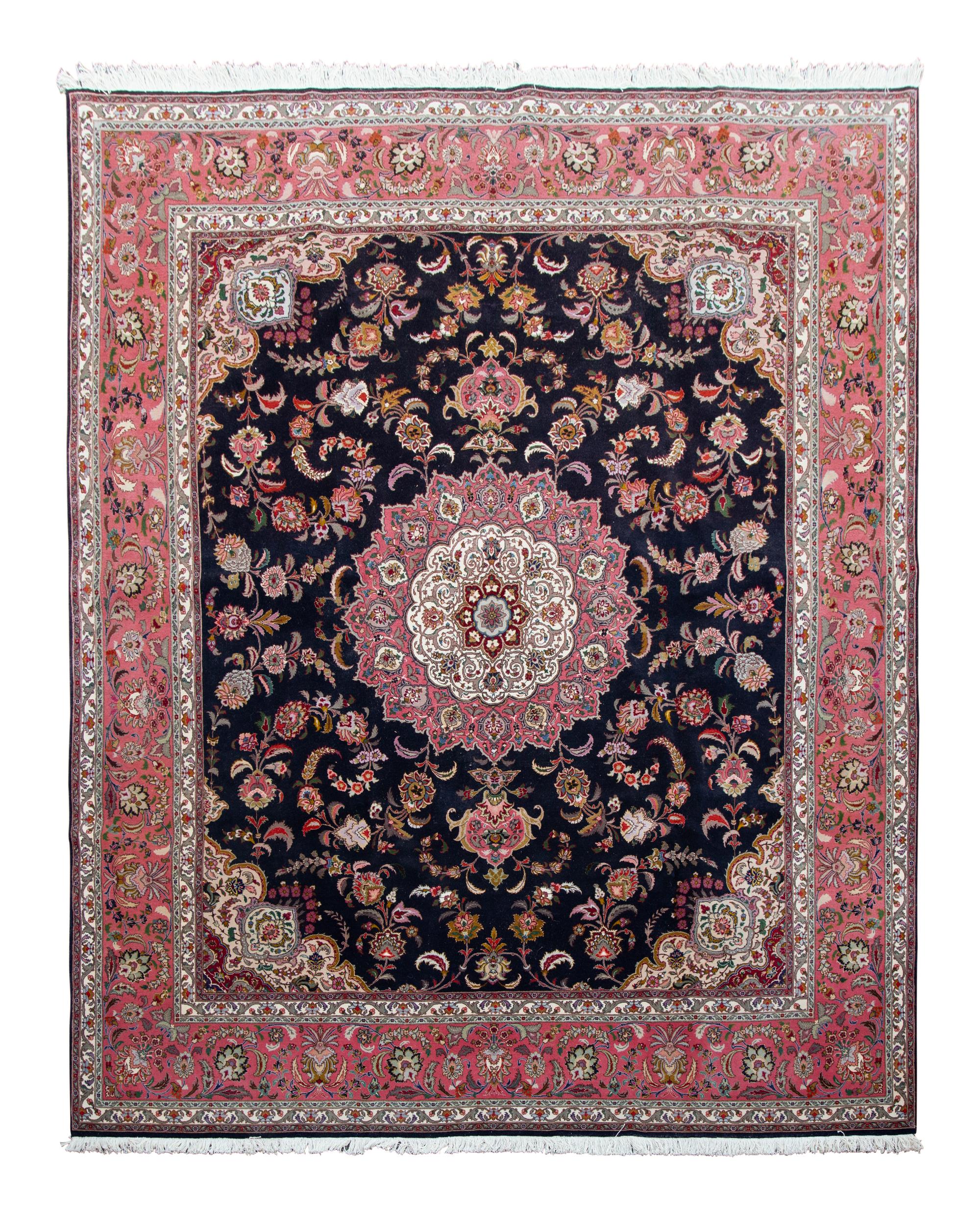 A Qum Wool Rug