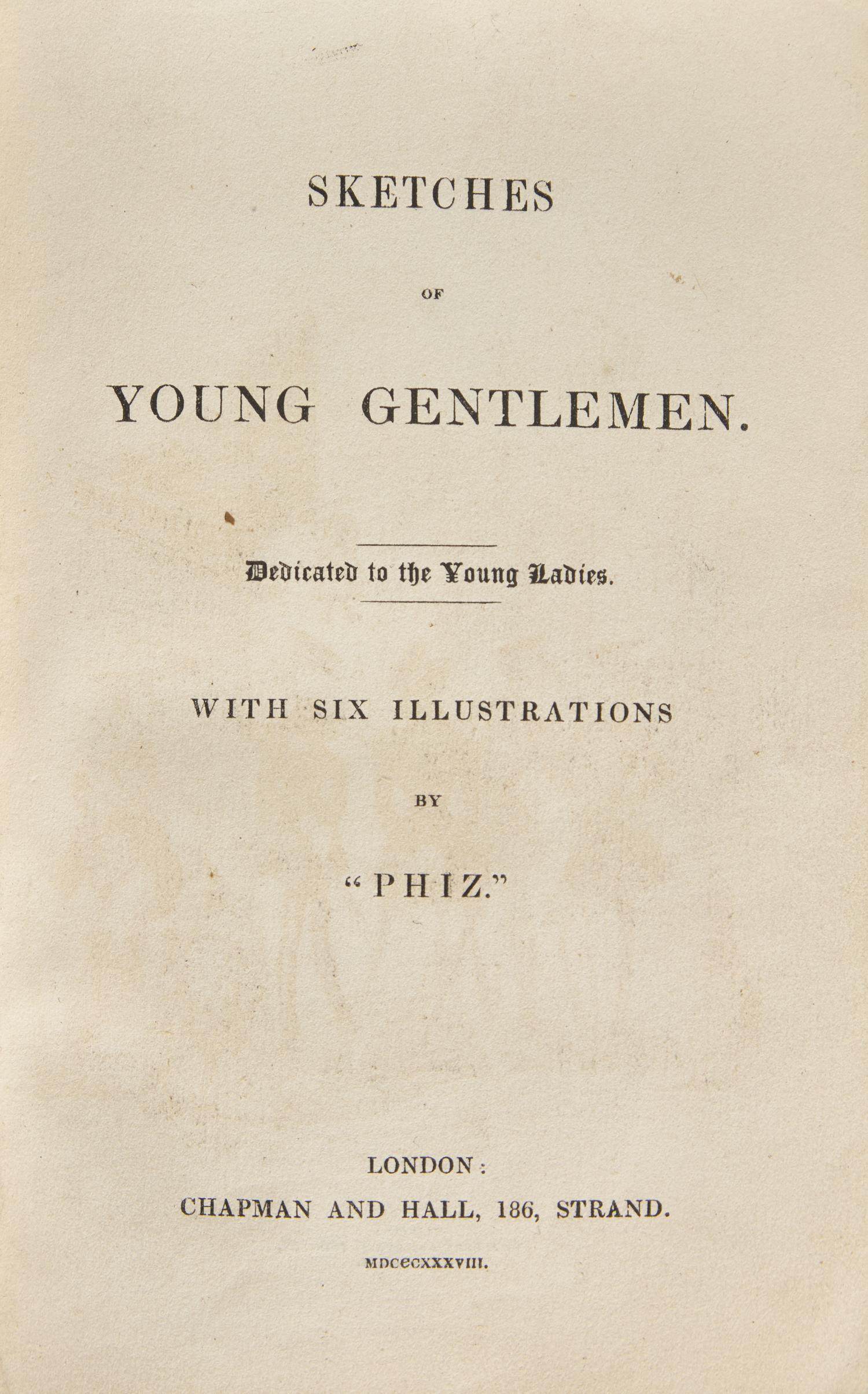 [Literature] (Dickens, Charles). Group of 3 First Editions