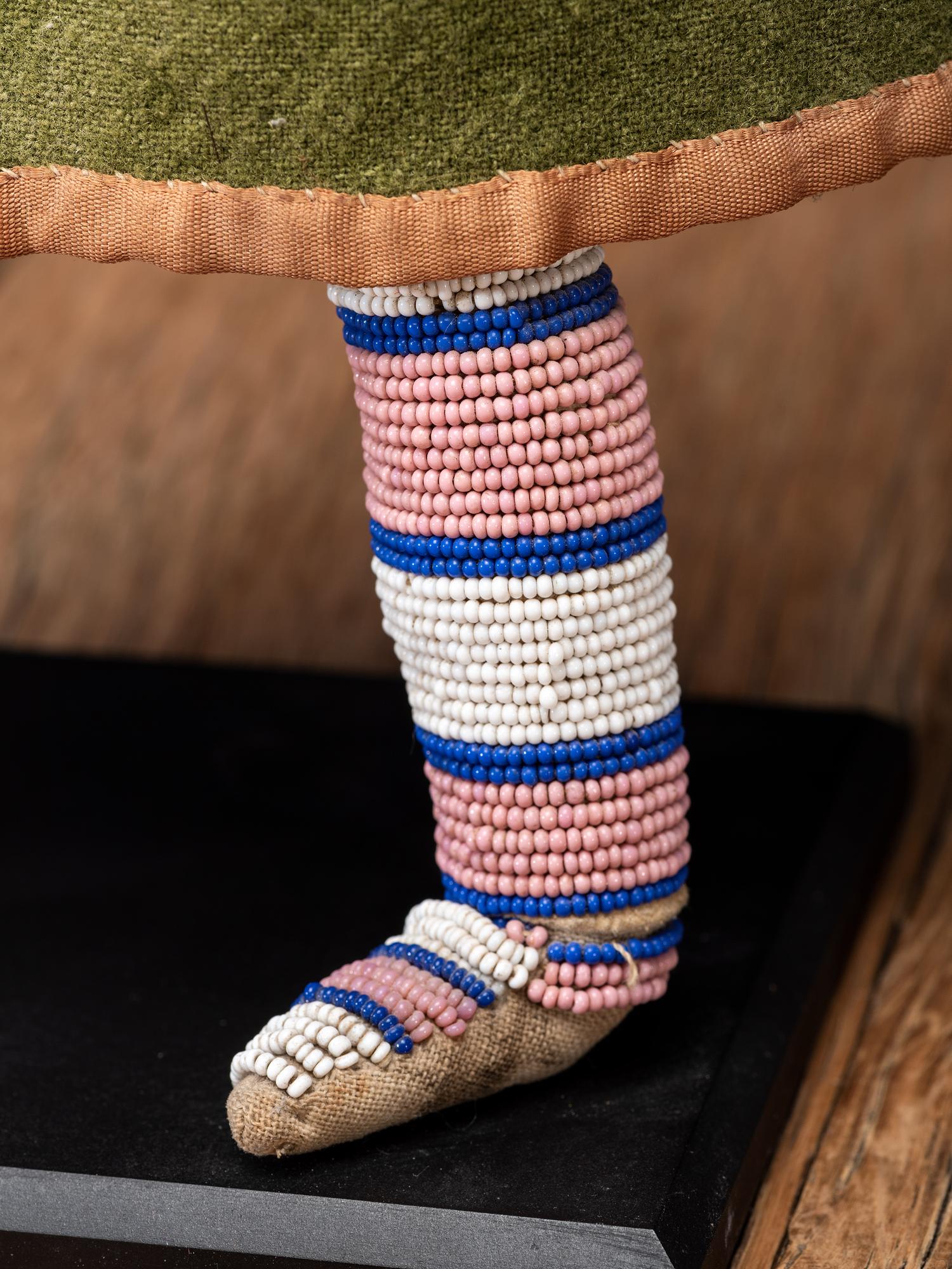 Crow Beaded Doll