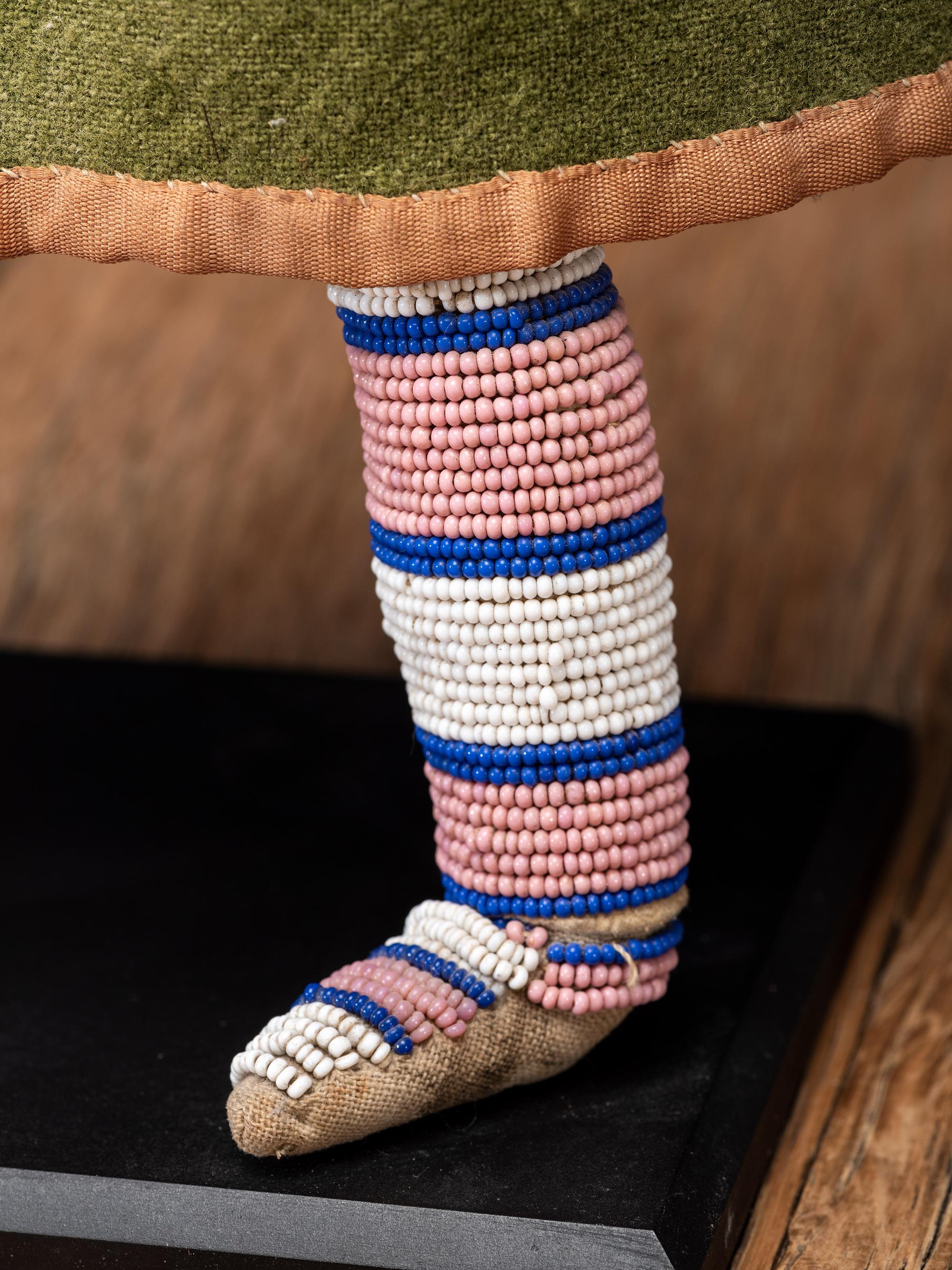 Crow Beaded Doll