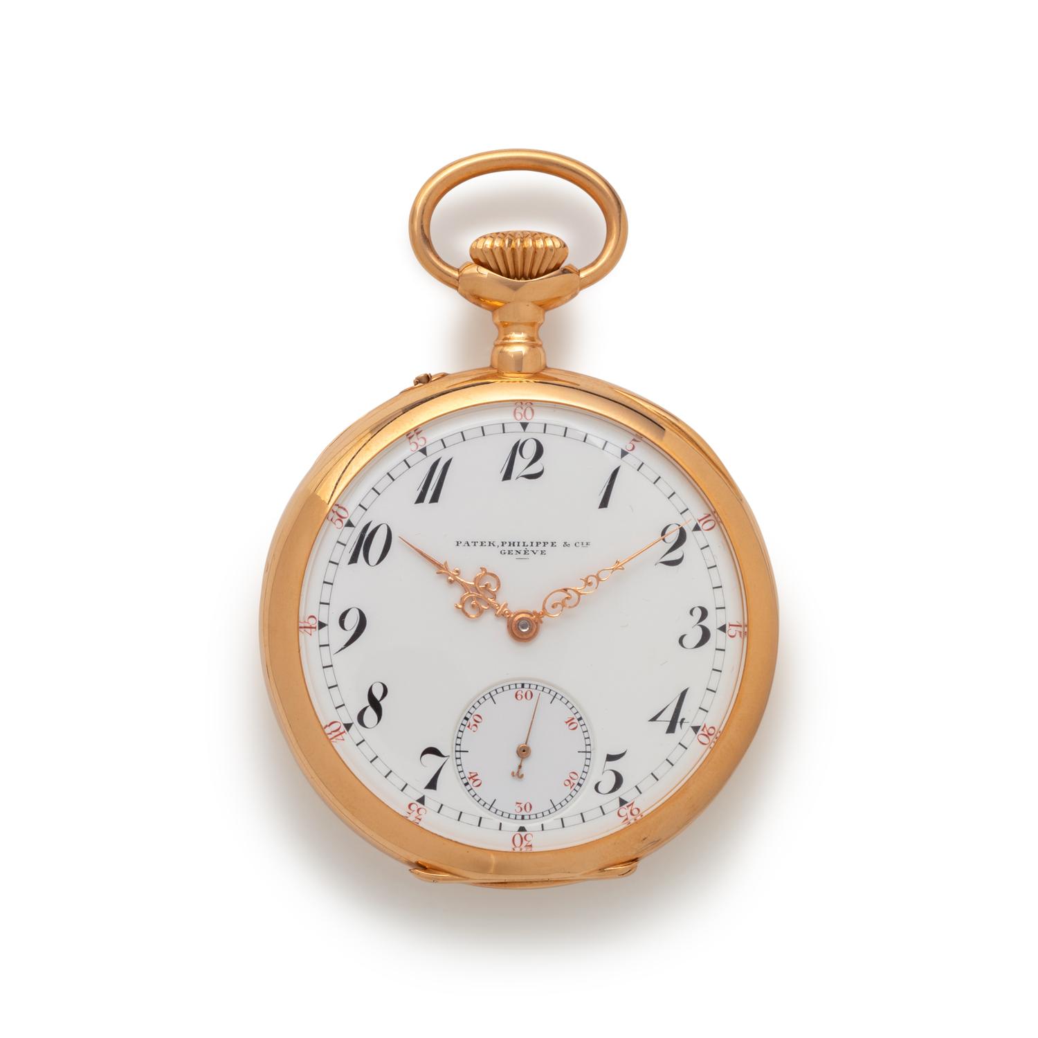 PATEK PHILIPPE, 18K YELLOW GOLD POCKET WATCH