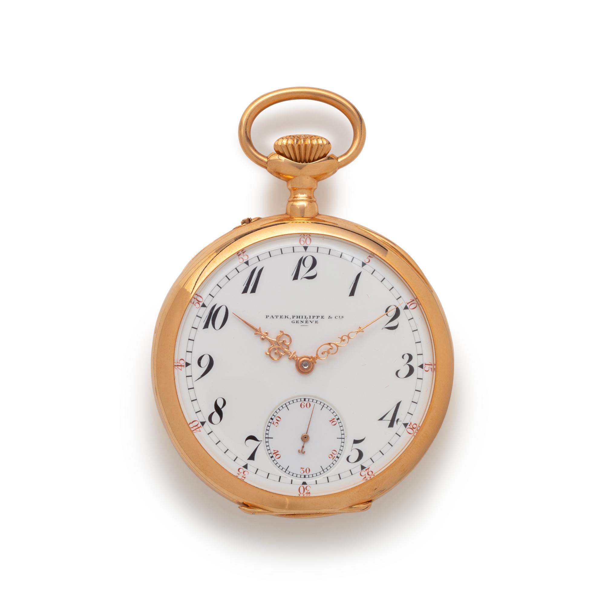PATEK PHILIPPE, 18K YELLOW GOLD POCKET WATCH