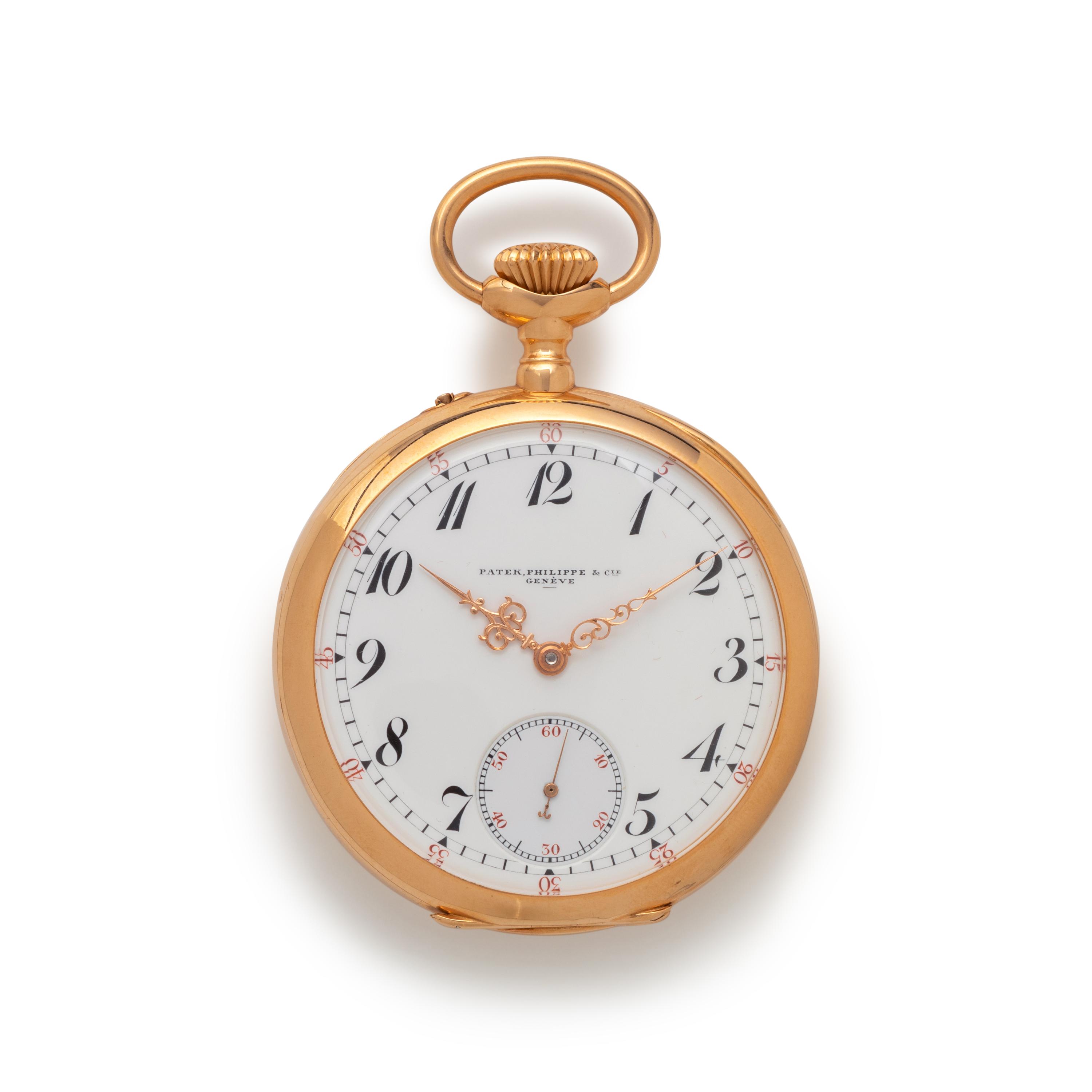 PATEK PHILIPPE, 18K YELLOW GOLD POCKET WATCH