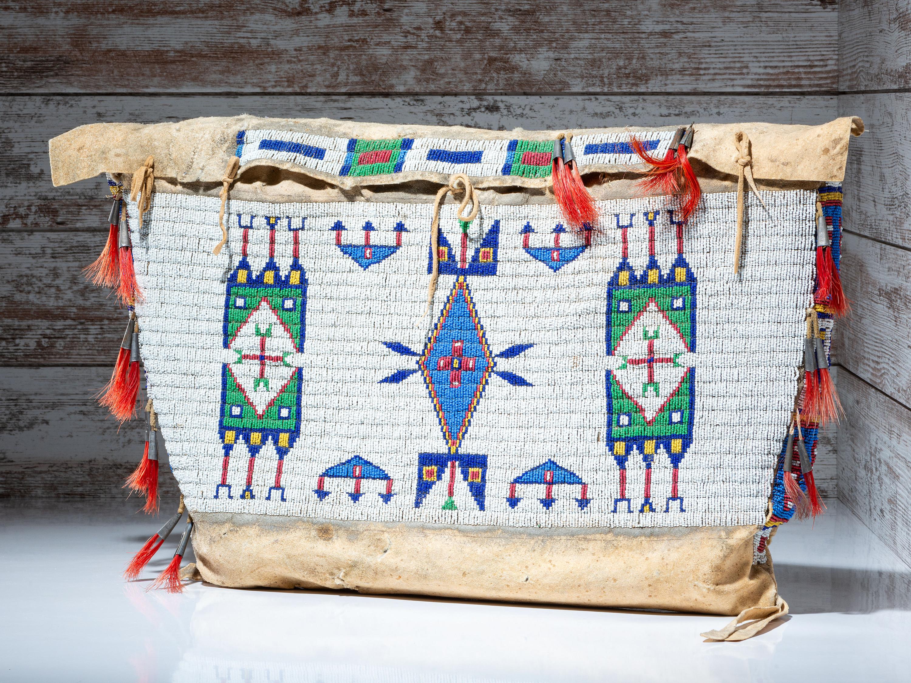Sioux Beaded Hide Possible Bag