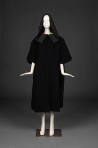 Issey Miyake, Paris Label Hooded Cape Poncho, Late 1970s