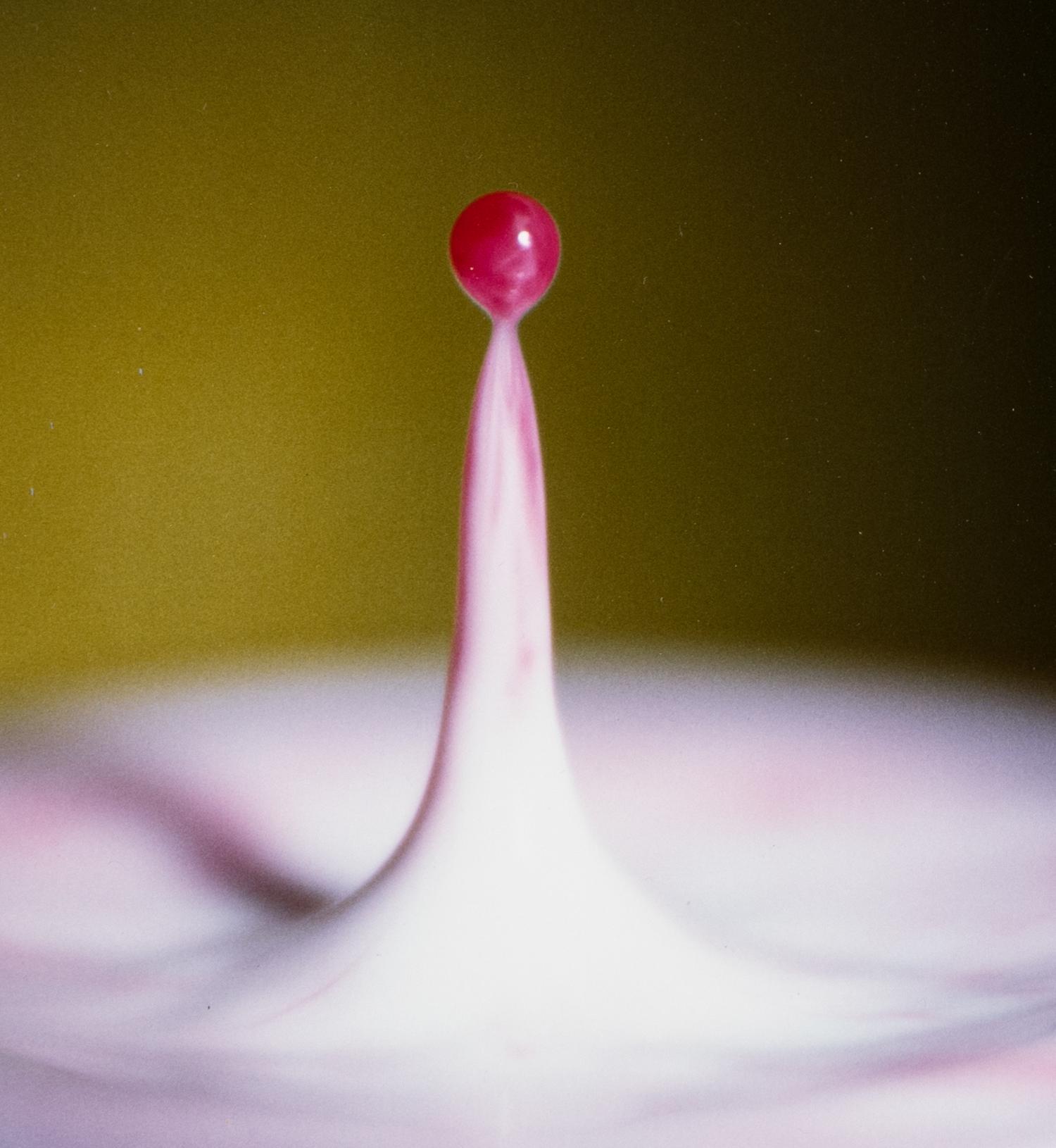 Harold Eugene Edgerton (1903-1990) Two Drops (Cranberry Juice into Milk, Water into Water – 1 microsecond), 1978