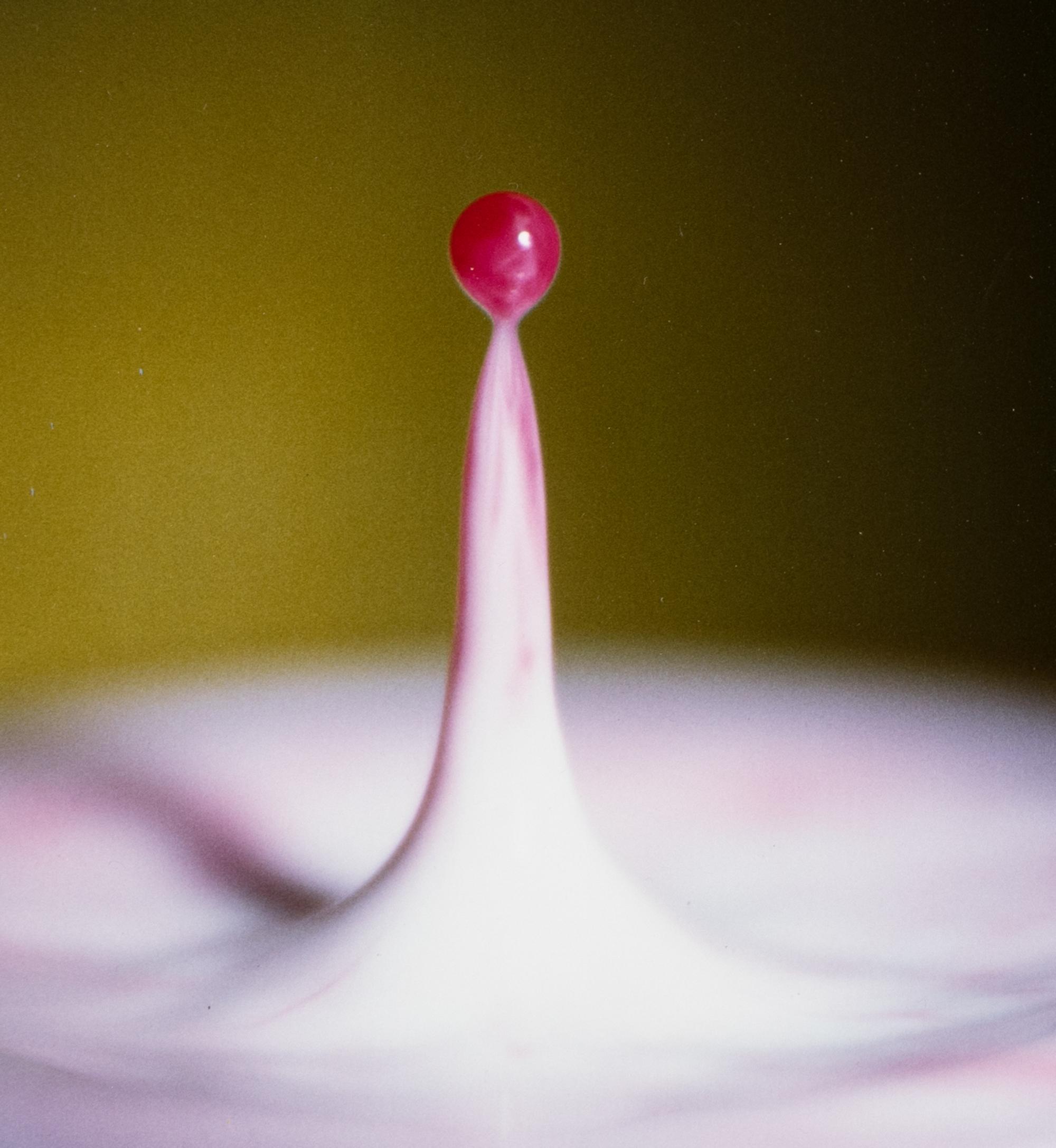 Harold Eugene Edgerton (1903-1990) Two Drops (Cranberry Juice into Milk, Water into Water – 1 microsecond), 1978