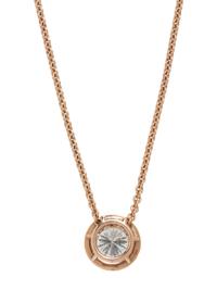 ROSE GOLD AND DIAMOND NECKLACE