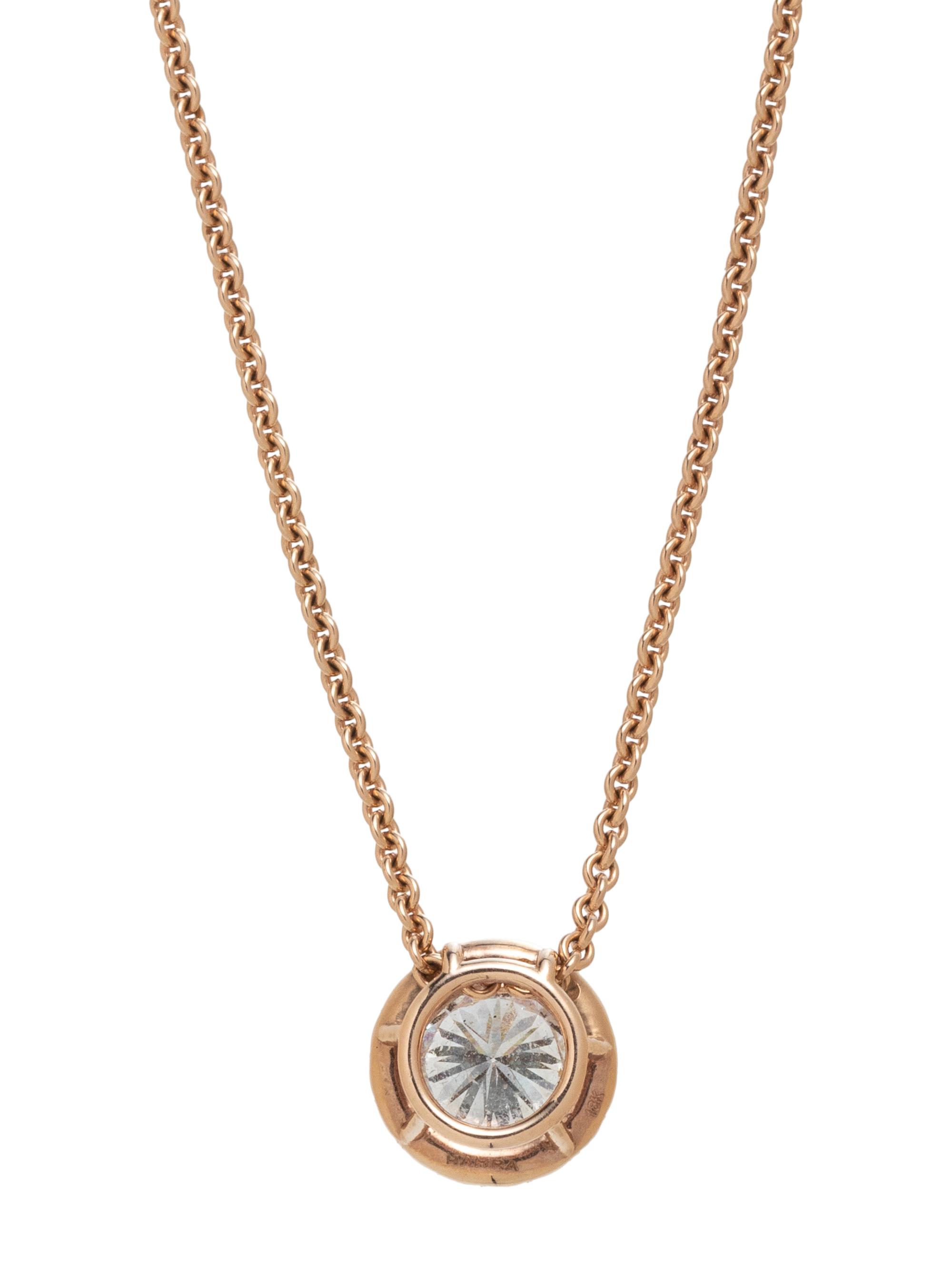 ROSE GOLD AND DIAMOND NECKLACE