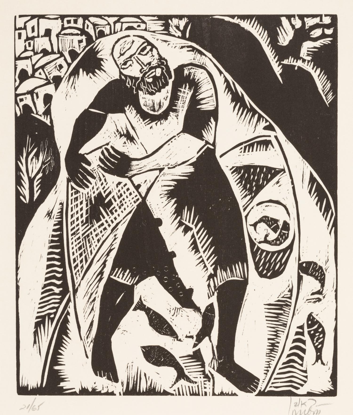 Reuven Rubin, (Israeli, 1893-1974), A portfolio of ten works from Godseekers, 1923