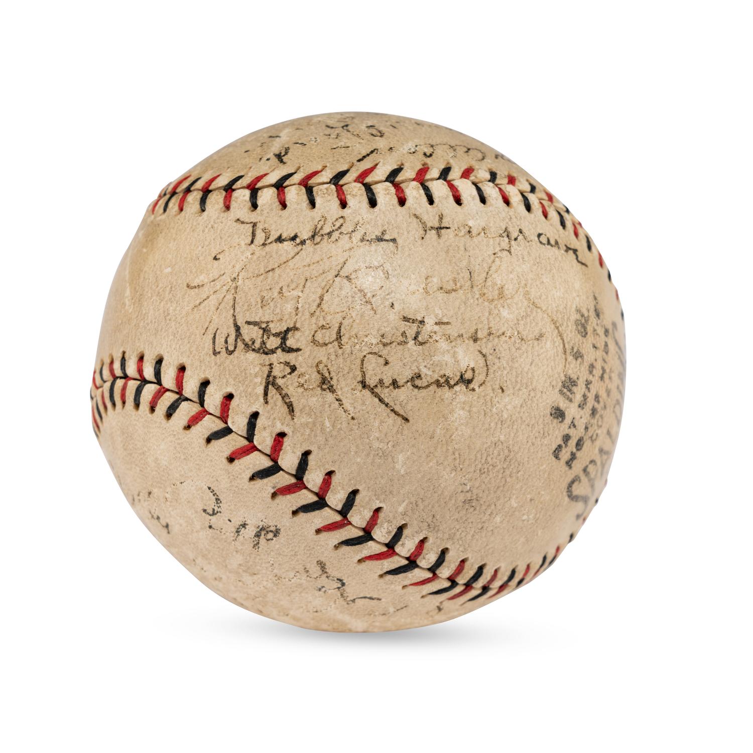 A 1923 Cincinnati Reds Team Signed Autograph Baseball (Beckett Authentication Services Letter of Authenticity)