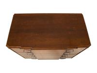 A Belgian Art Deco Rosewood Chest of Drawers