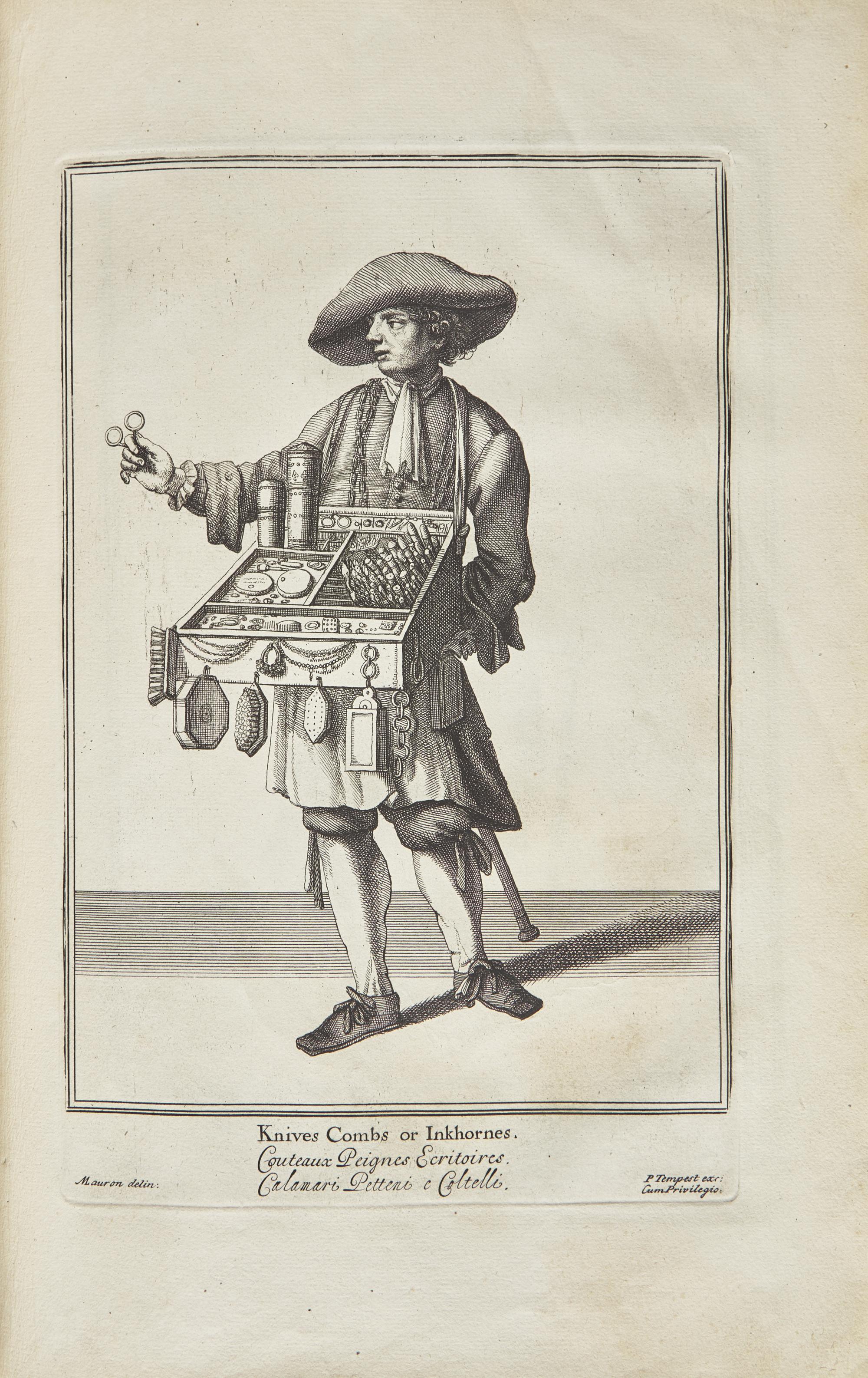 [Cries of London] (Laroon, Marcellus). The Cryes of the City of London Drawne after the Life...
