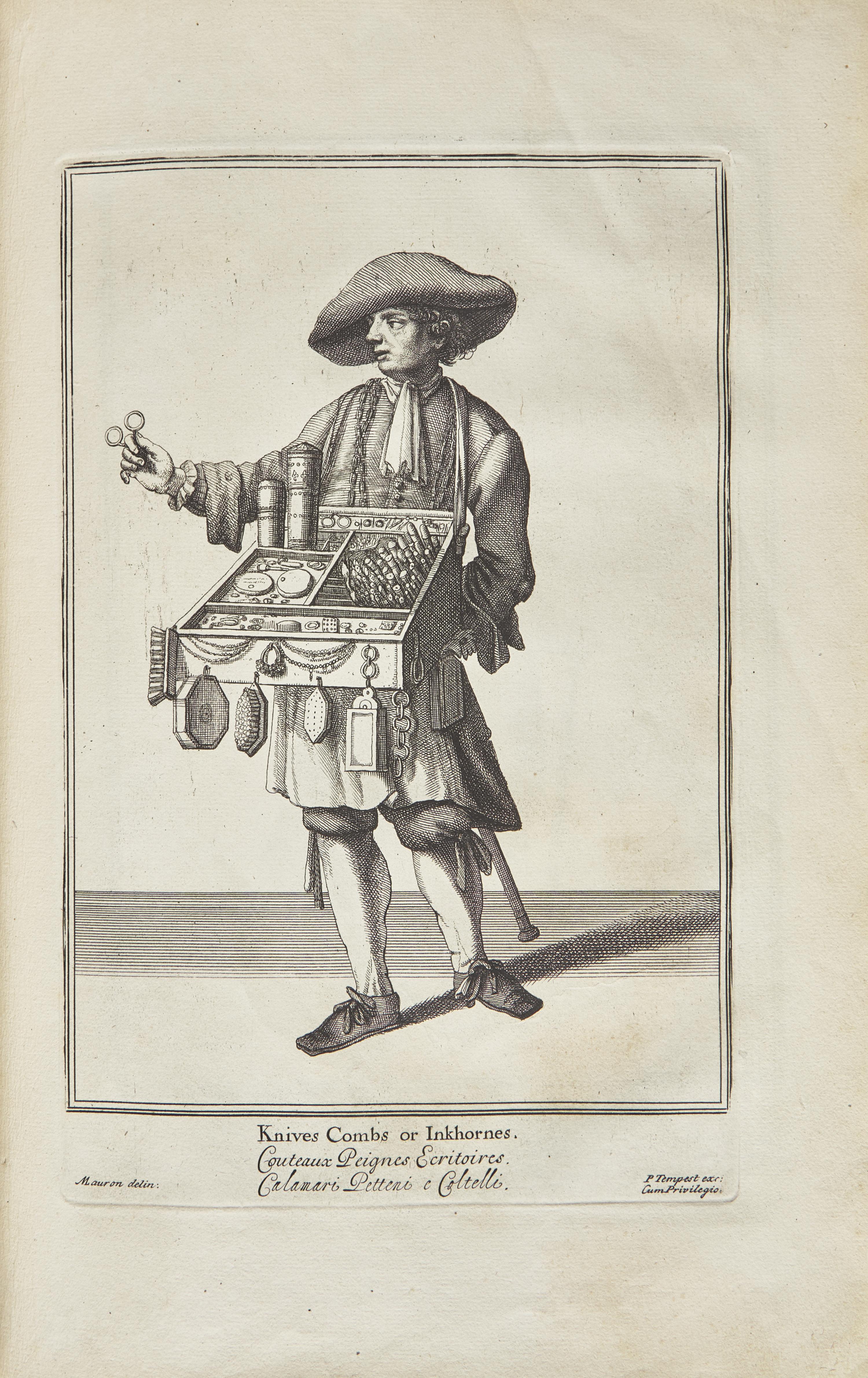 [Cries of London] (Laroon, Marcellus). The Cryes of the City of London Drawne after the Life...