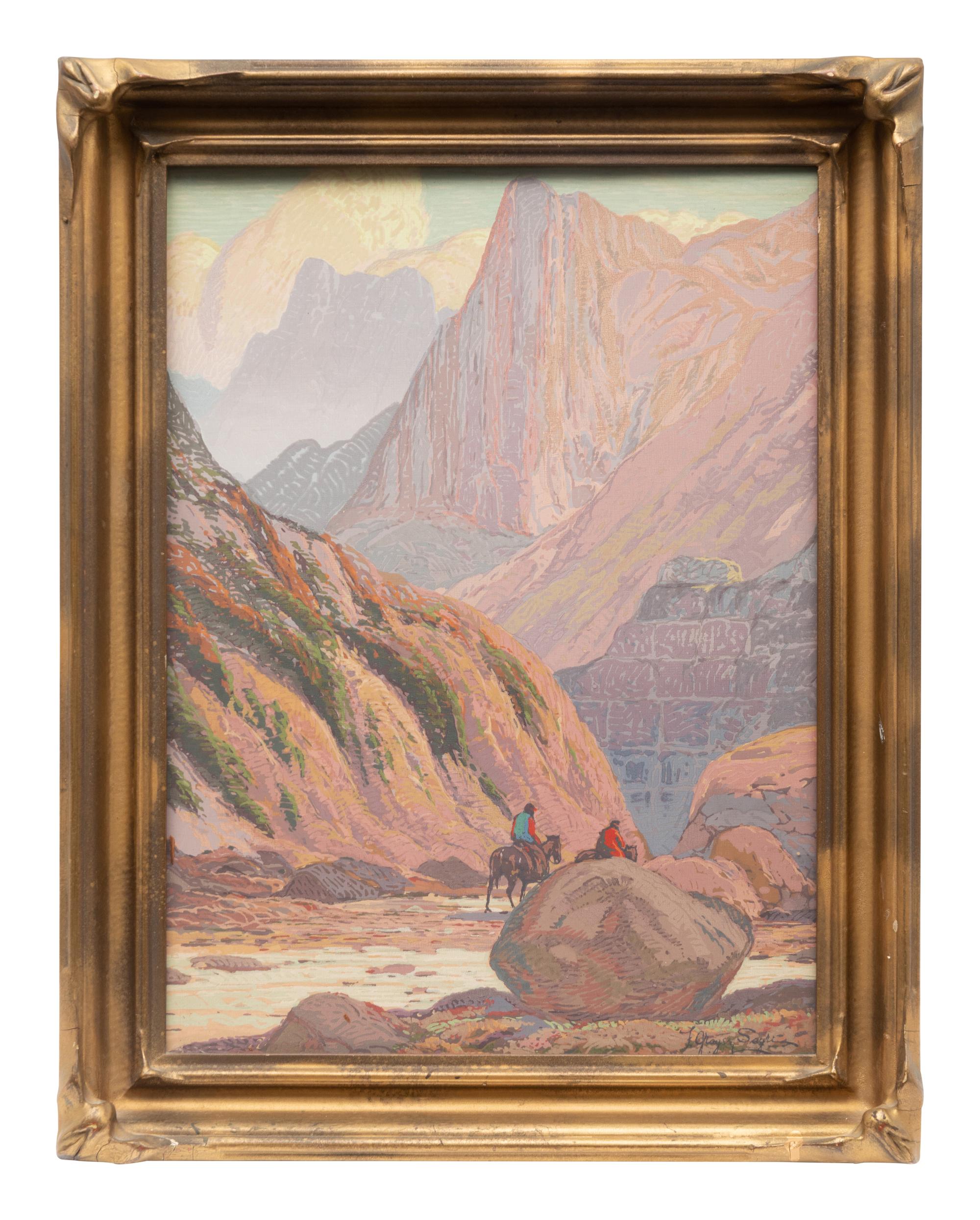 Two Works: The Canyon Gateway and Indians on the Cocopah Pass