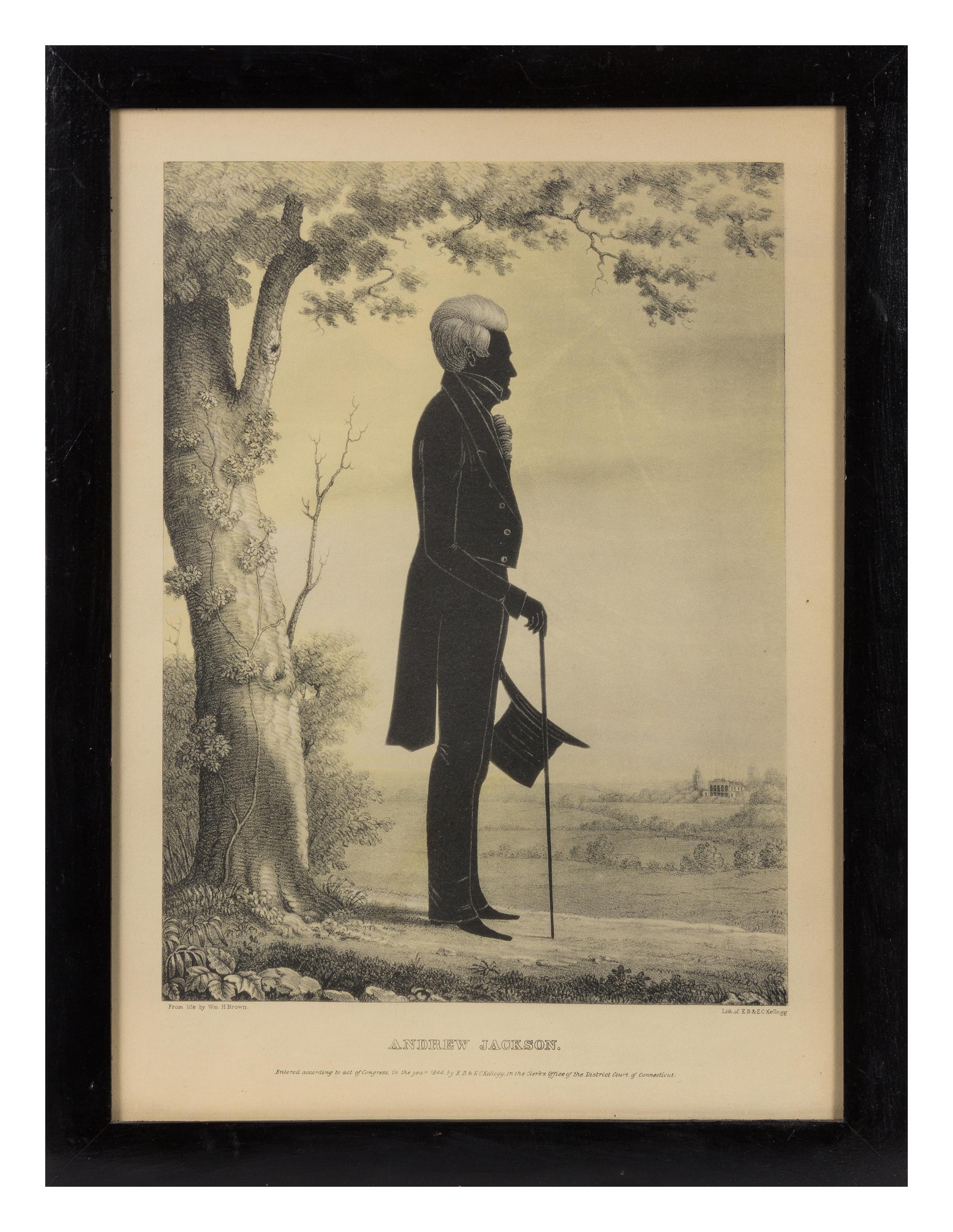 After William Henry Brown, (19th Century), John Quincy Adams, Andrew Jackson, John Marshall and William White (four works)