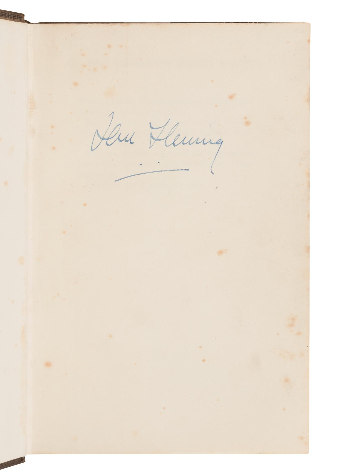 FLEMING, Ian (1908-1964). On Her Majesty’s Secret Service. London: Jonathan Cape, 1963.