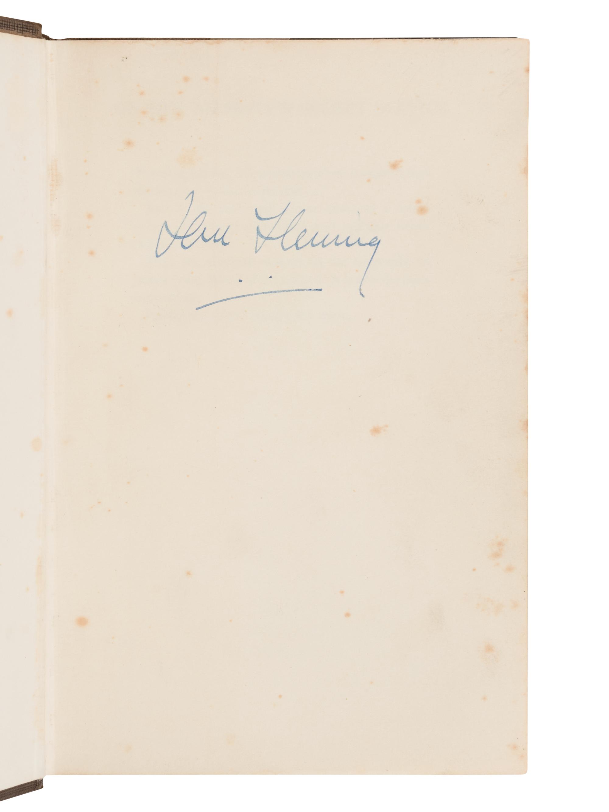 FLEMING, Ian (1908-1964). On Her Majesty’s Secret Service. London: Jonathan Cape, 1963.