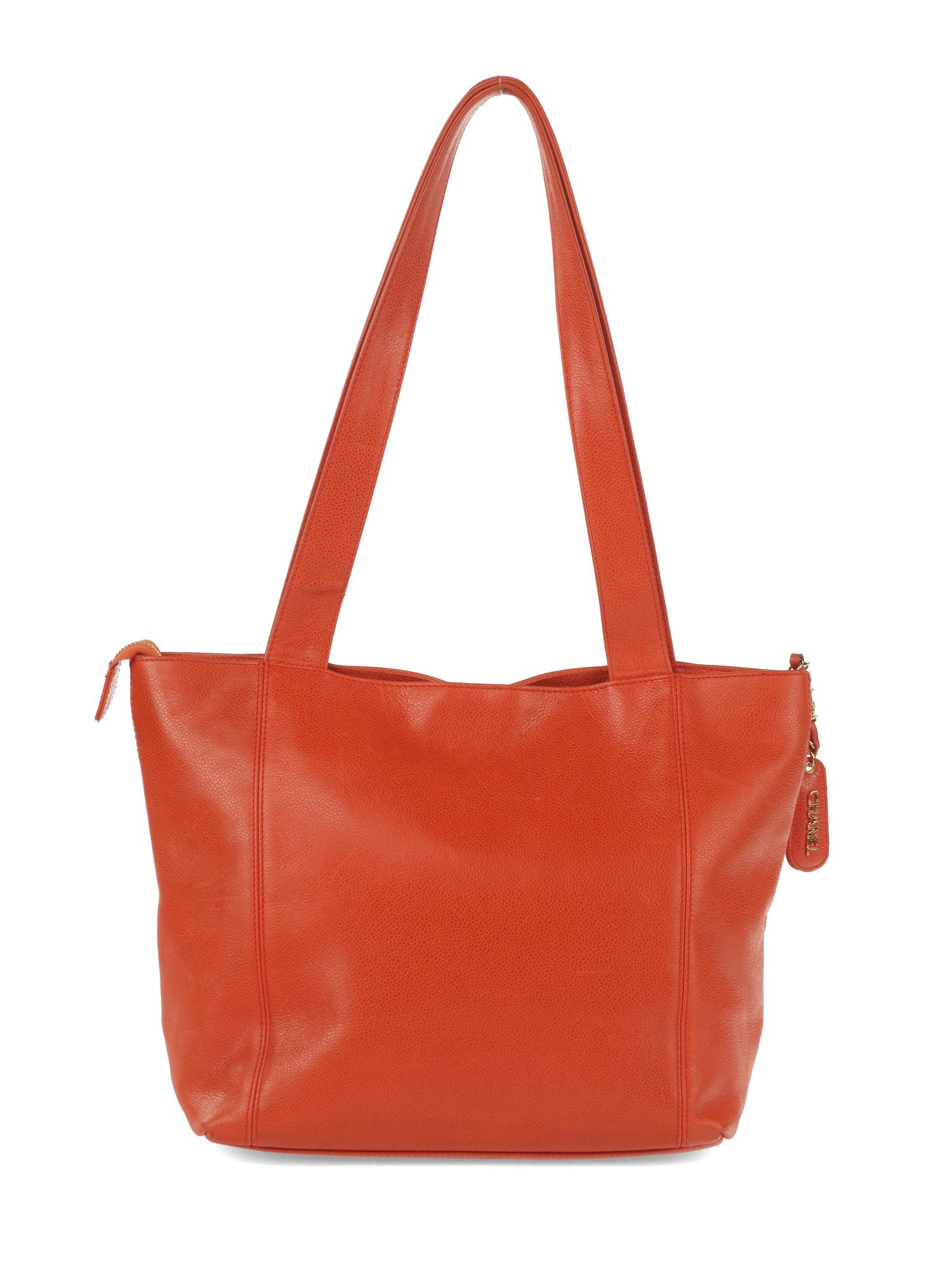 Chanel Orange Tote