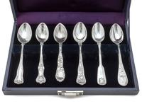 An American Silver Demitasse Spoon Sampler — Tiffany & Co., New York, NY, Late 20th Century
