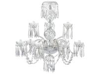 A Waterford Crystal Nine-Light Chandelier