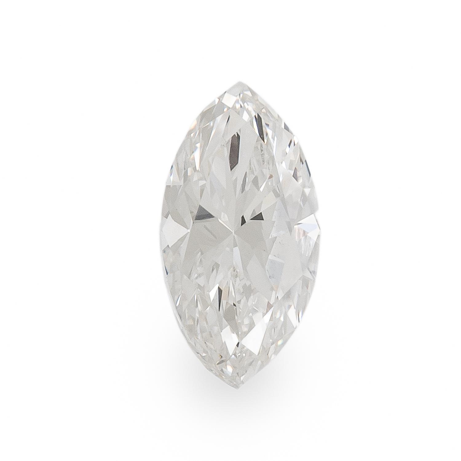 An Unmounted Marquise Cut Diamond
