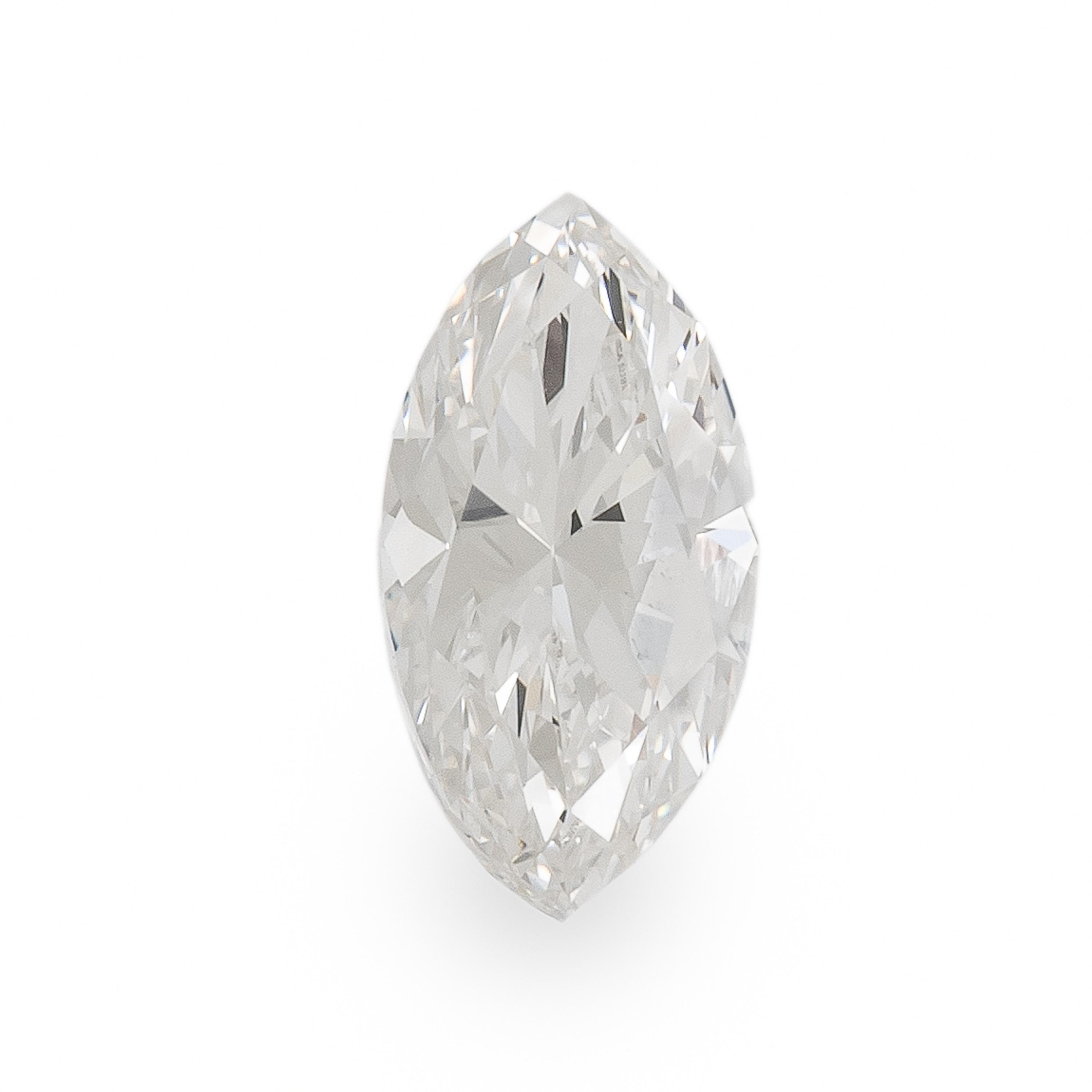 An Unmounted Marquise Cut Diamond