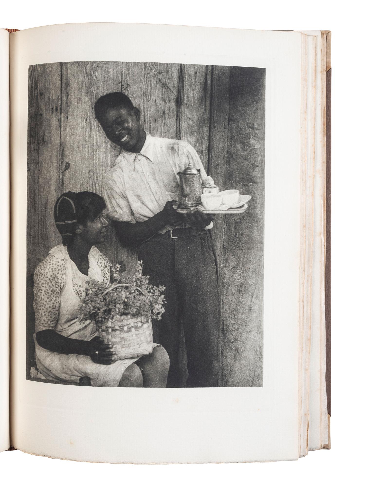 [ENSLAVEMENT]. ULMANN, Doris, and PETERKIN, Julia. Roll, Jordan, Roll. Text by Julia Peterkin. The Photographic Studies by Doris Ulmann. New York: Robert O. Ballou, 1933.