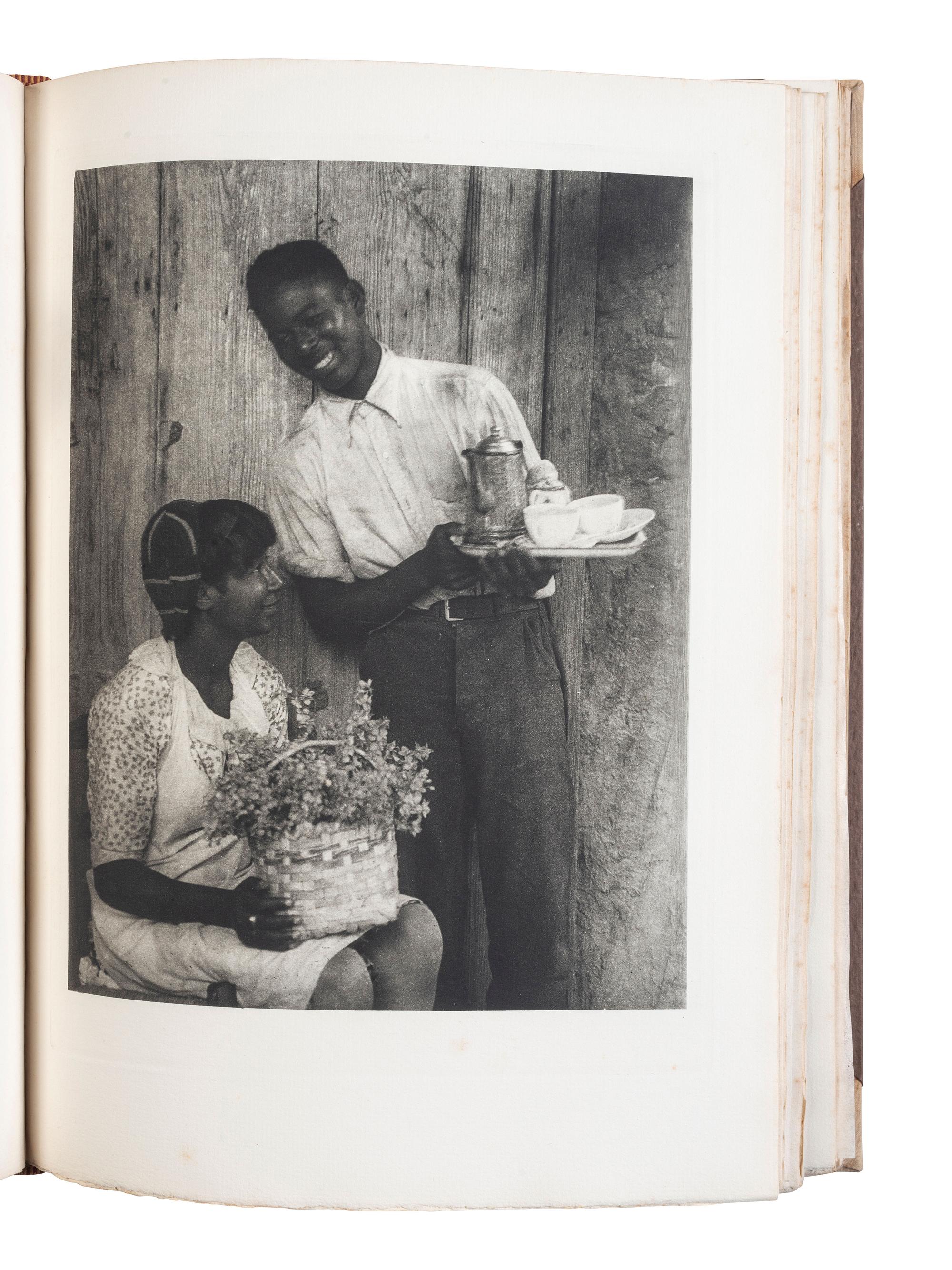 [ENSLAVEMENT]. ULMANN, Doris, and PETERKIN, Julia. Roll, Jordan, Roll. Text by Julia Peterkin. The Photographic Studies by Doris Ulmann. New York: Robert O. Ballou, 1933.