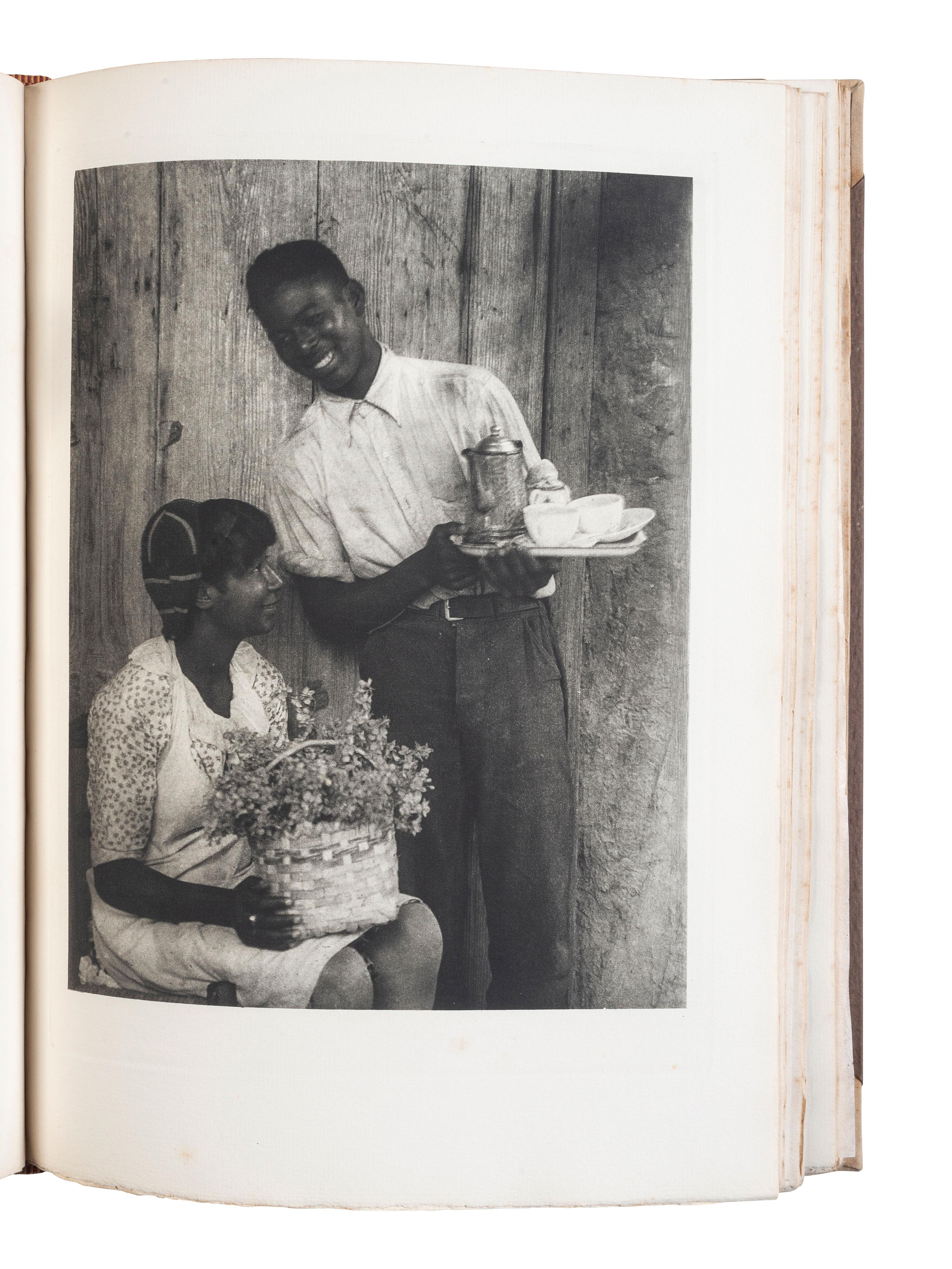 [ENSLAVEMENT]. ULMANN, Doris, and PETERKIN, Julia. Roll, Jordan, Roll. Text by Julia Peterkin. The Photographic Studies by Doris Ulmann. New York: Robert O. Ballou, 1933.