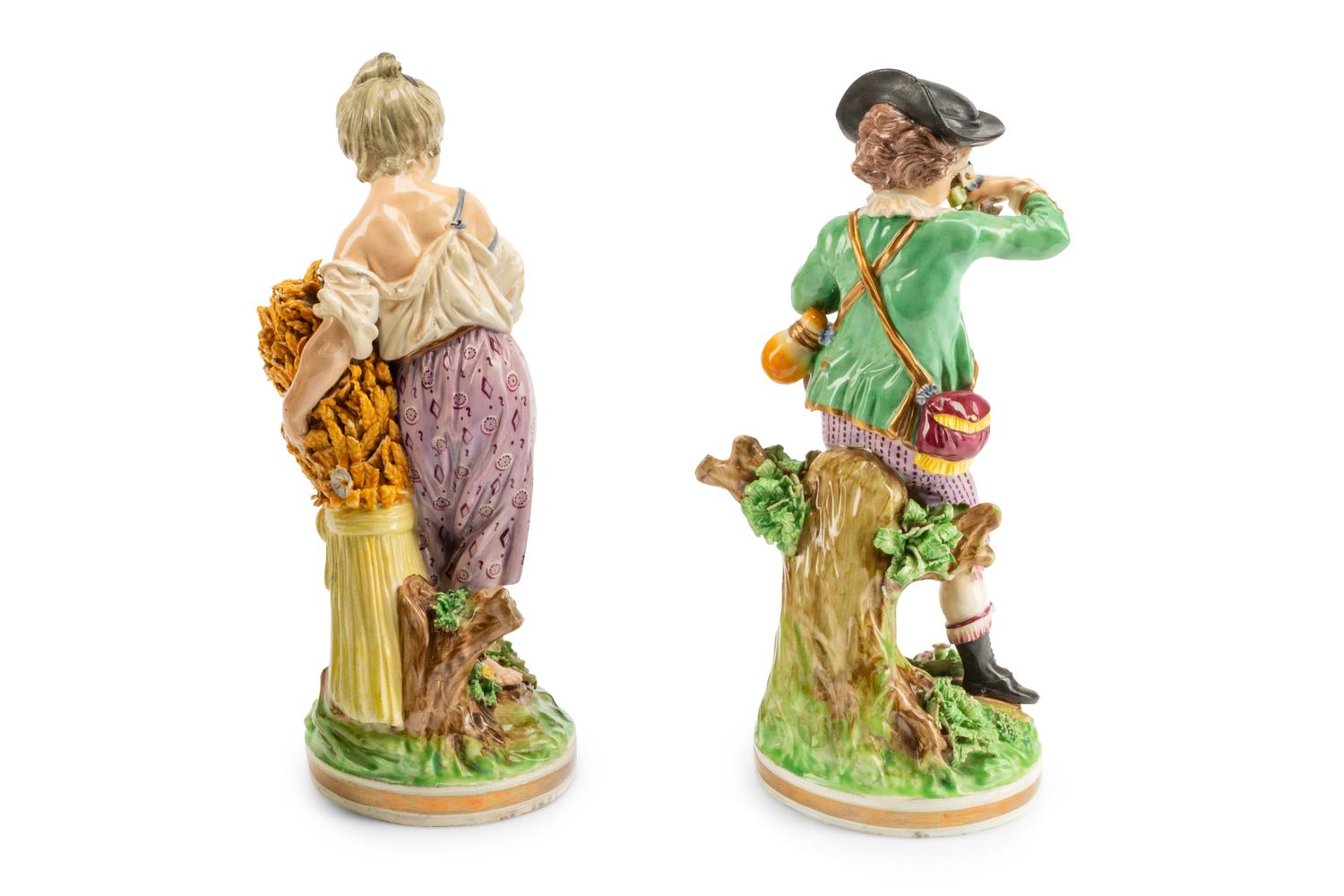 A Pair of Continental Porcelain Figures