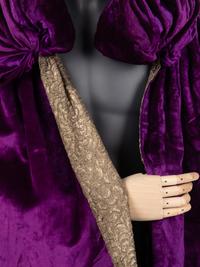 Velvet with Silver Thread Lamé Cape, 1920s