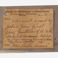 [Americana] Jay, John Partially-Printed Document, signed