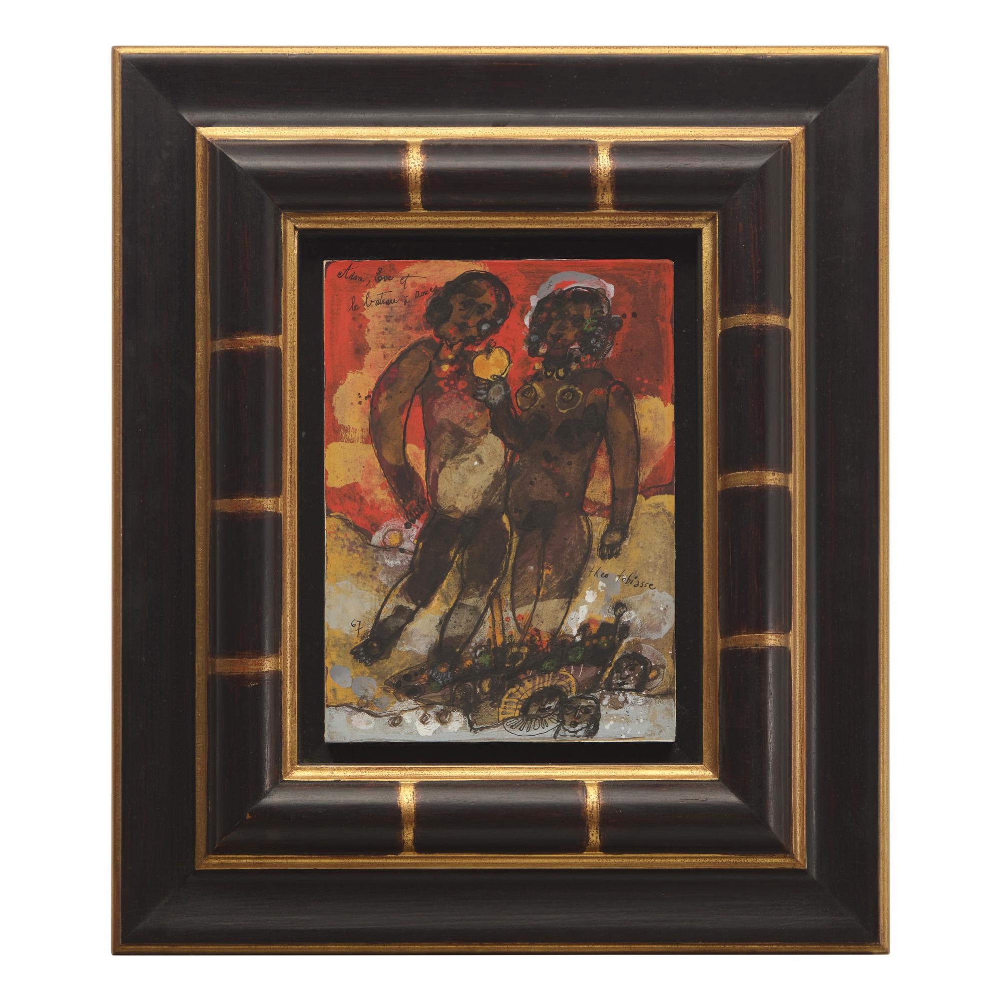 Théo Tobiasse (French, 1927-2012) — Adam, Ève et le Bateau à Roues, 1967