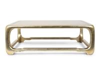 A Karl Springer Gilt Lacquer Coffee Table — 20TH CENTURY
