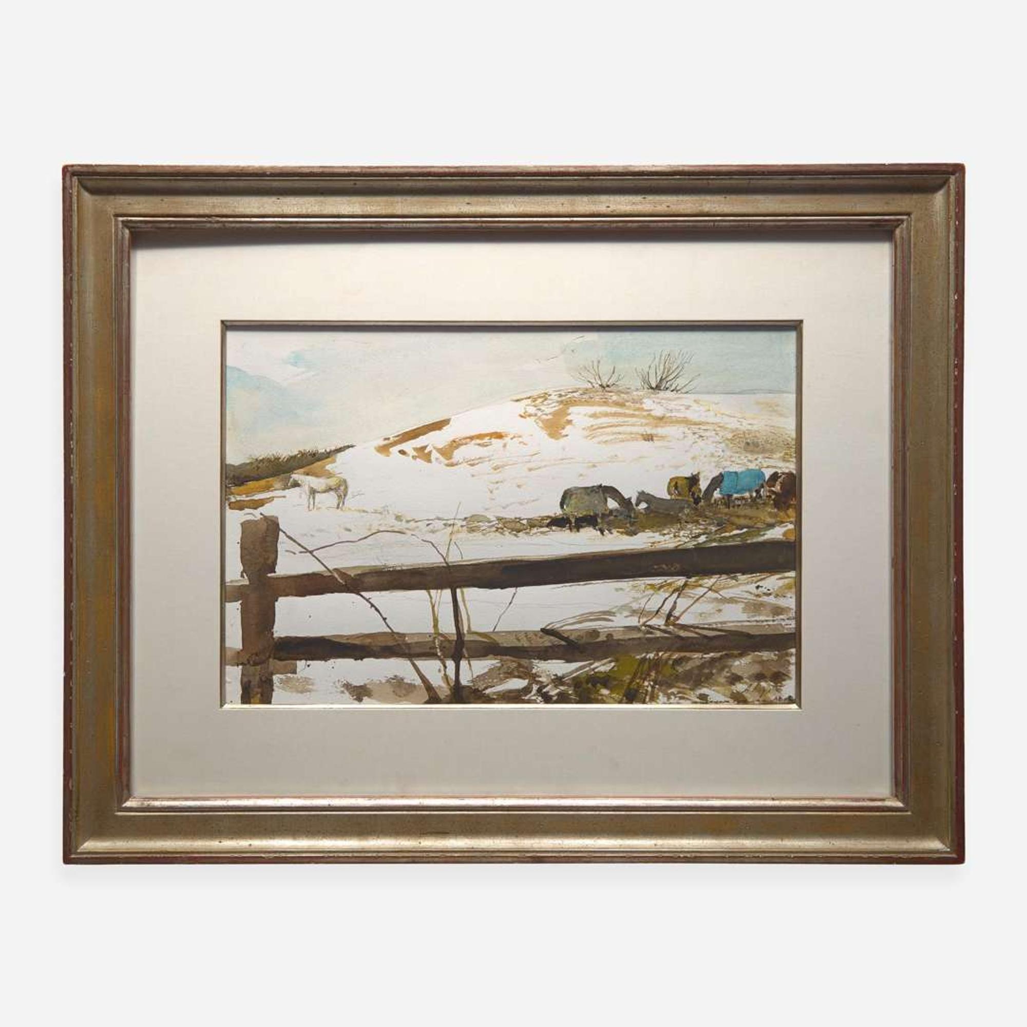 Andrew Wyeth (American, 1917–2009) Blue Blanket