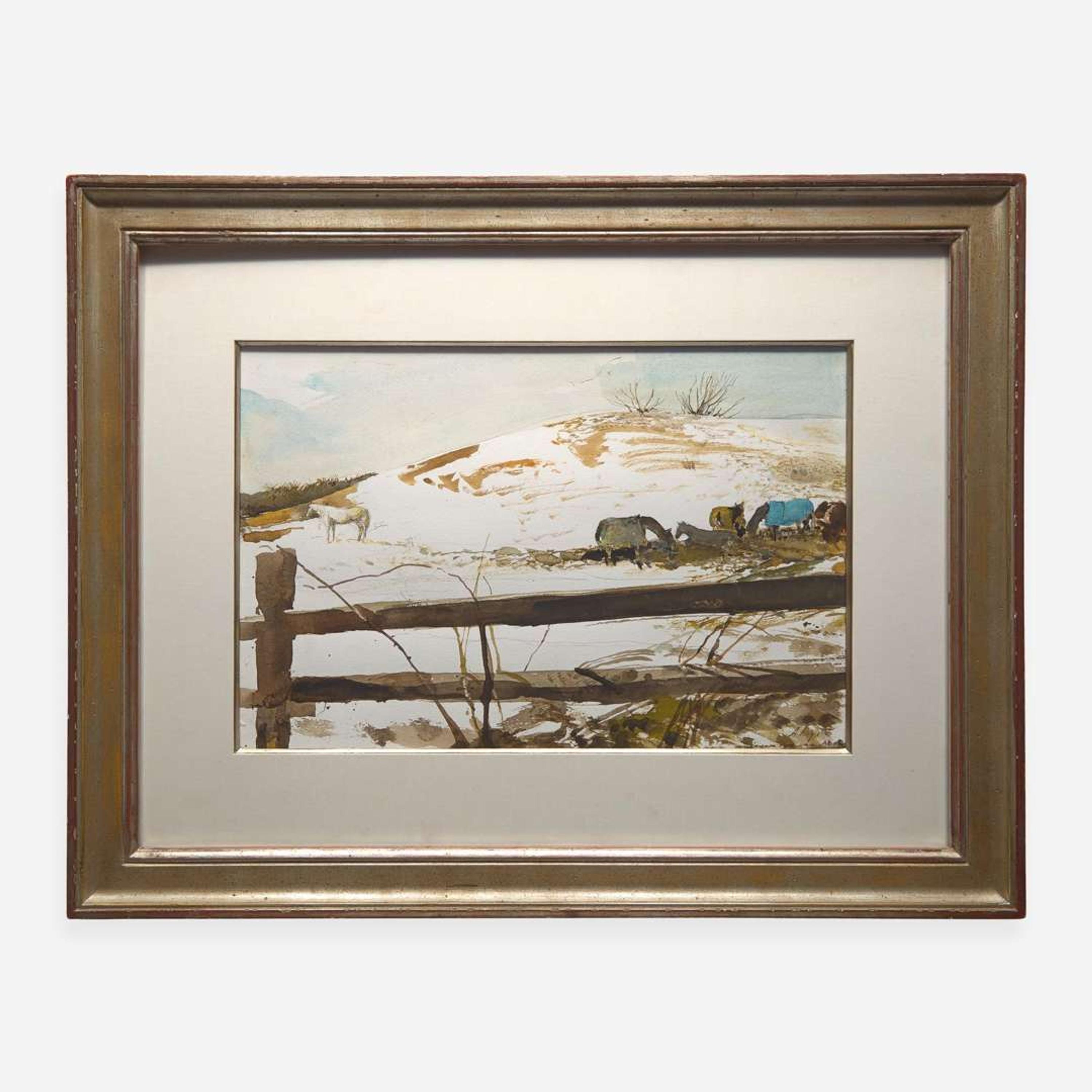 Andrew Wyeth (American, 1917–2009) Blue Blanket