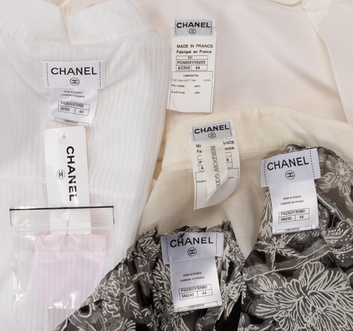 Four Chanel Tops, 1998-2012